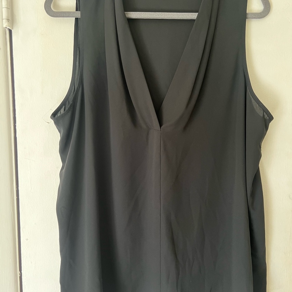 Elegant Black Sleeveless Top